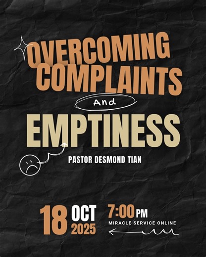 1.4K views | ⚡️ Overcoming Complaints and Emptiness In seasons of...