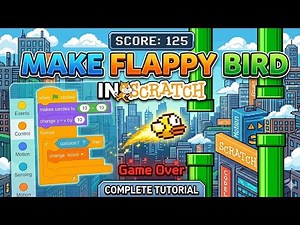 Make Flappy Bird in 4 minutes in Scratch