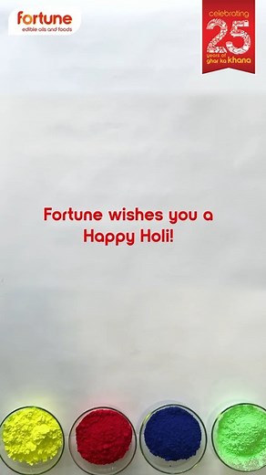 Our Holi is incomplete without Gujiya, Samosa, Mathri, and Pakode. What about you? Drop your Holi Dishes made with Fortune in the comments below. #FortuneFoods #Holi #GharKaKhana #Foodie | Fortune Foods