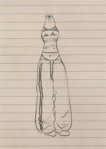 Black and white or color?🤔 app: #Skribly #drawing #sketch #outfit #girloutfits