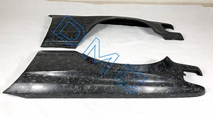 Mercedes AMG SEC 560 600 6.0 Forged Carbon Fiber Wide Body Kit: Fender Flare Extensions for the W126 & C126 - DMC