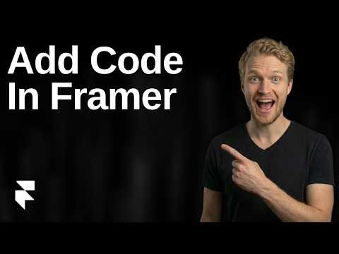 How To Add Code In Framer (2026 Easy Guide)