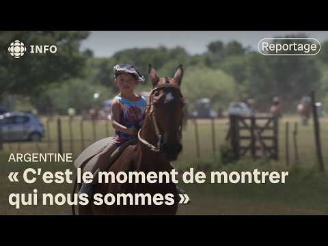 The gauchos of Argentina celebrate their culture, surrounded by their horses.
