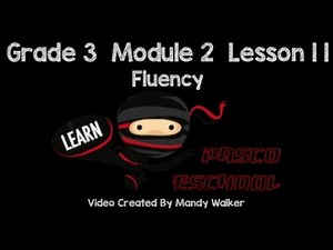 Grade 3 Module 2 Lesson 11 Fluency