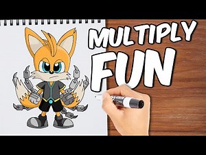 How to draw Tails Nine from Sonic Prime