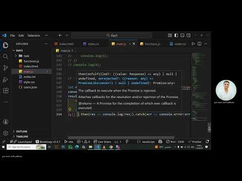كورس JavaScript ES6 كامل للمبتدئين المحاضره الثالثه الجزء الثاني