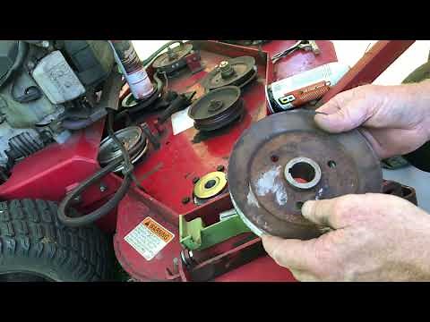 Exmark Metro Mower Spindle Removal & Pulley Removal Part #1 of 2 Part Video