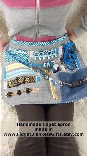 Busy Fidget Blanket & Fiddle Apron for Dementia | Perfect Alzheimer Activities & Gifts
