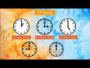 TELLING THE TIME 1 - Diciendo la hora en inglés