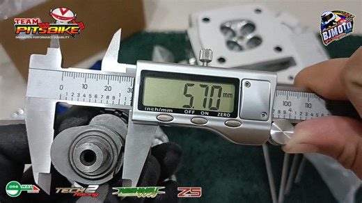 Wave125 57mm to 62mm 4 valves upgrade Sniper design #wave125 #4valves #z5head #wave125modify | BJmoto