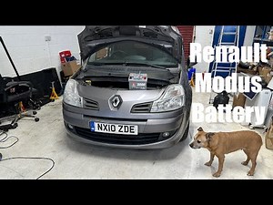 Jak wymienić baterię w Renault Modus.
