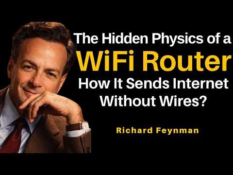 The Hidden Physics of a WiFi Router — Feynman Explained How It Sends Internet Without Wires!