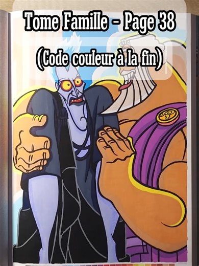 Coloriage inspiré par Zeus et Hadès dans Hercule