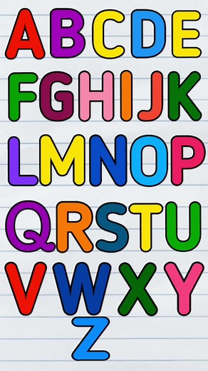 Alfabeto completo de A a Z