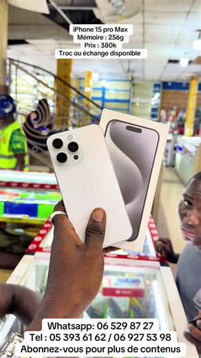 iPhone 15 pro Max Whatsapp: 06 529 87 27 Tel : 05 393 61 62 / 06 927 53 98 Abonnez-vous pour plus de contenus #alextsiba #pourtoi #brazzavillecongo242🔥🔥🇨🇬🇨🇬🇨🇬🇨🇬 #congolaise🇨🇩 #15promax @tiktok creators @Like Vue