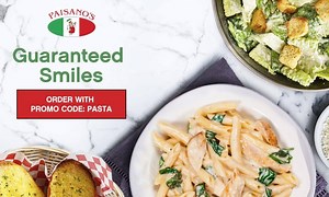 10K views · 43 reactions | ICYMI: We have the answer to "What's for Dinner Tonight?"  Don't miss out on our Family Pasta Special. Deal includes one family sized pasta (Chicken Alfredo, Spaghetti & Meatballs, or Ziti with Meat Sauce), garlic bread, AND a salad with two dressings. Use Promo Code PASTA to unlock this deal for only $24.99. Trust us, your family will thank you. | Paisano's Pizza | Facebook