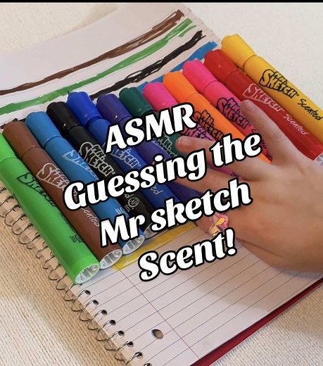 Guessing Mr Sketch Marker Scents with ASMR