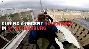 Want to see a pulse-pounding, Assassin's Creed-style rooftop escape? Watch these five Russian daredevils narrowly escape a security guard. | Vocativ
