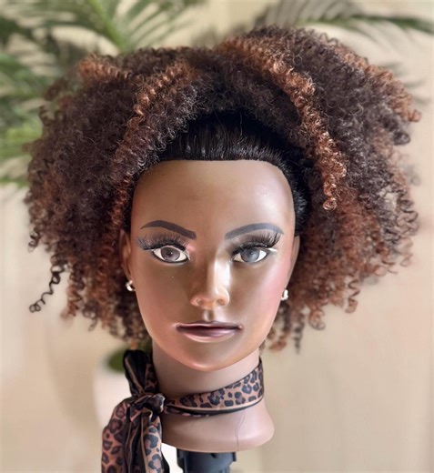 Drawstring Curly Ponytail | Color 4/30 | Natural Textured Afro Puff | Handmade Ponytail Extension - Etsy