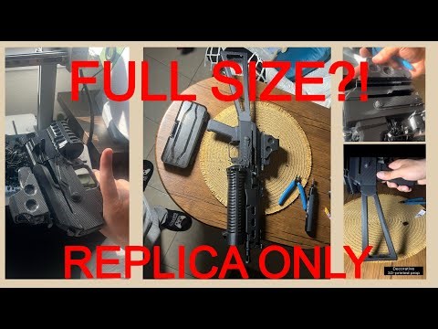 I 3D Printed a Full-Size PP-Bizon (Non-Functional Replica Build)