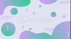 Colorful geometric background, Covers with minimal design, Fluid shapes composition.
