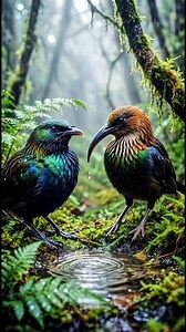 The World's Most Expensive Bird Feather! 🕊️💸 Just one feather, but it's worth as much as a new car! The Huia isn't just a bird, it's a status symbol that comes at a high price, costing it the price of extinction. This native New Zealand bird was officially declared extinct in the early 1900s. The unique, functionally distinct beaks of males and females make it one of the most tragic evolutionary wonders. Don't let another natural beauty become history. 🥀 #Huia #NewZealand #ExtinctAnimals #Uni