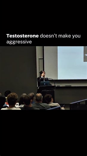 @cleansedforlife2 on Instagram: "Stanford neuroscientist Dr. Robert Sapolsky explains that testosterone doesn’t create aggression — it amplifies what’s already there. If someone is calm, cooperative, or generous, testosterone can increase confidence and prosocial behavior. If someone is competitive or assertive, it sharpens those traits. And if someone already leans toward aggression or dominance, testosterone can intensify that too. Sapolsky describes testosterone as a social amplifier, not a v