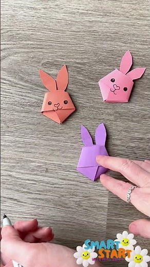 Easy Paper Bunny Knot Craft | Cute Easter DIY for Kids! 🐰✨