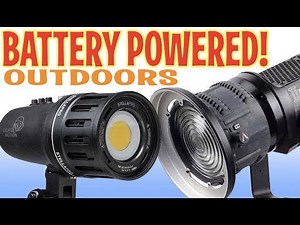 Battery Powered LED Video Lights for Outdoors