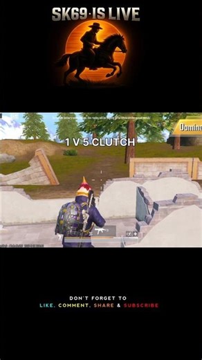 1 V 5 CLUTCH 🙅🏻 #bgmi #120fps #bgmishorts #bgmishorts