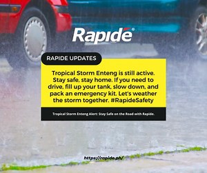 TROPICAL CYCLONE BULLETIN #8: Tropical Storm "EntengPH" (YAGI) Issued at 8:00 AM, 02 September 2024 Valid until the next bulletin at 11:00 AM today. Overview: Tropical Storm "ENTENG" remains strong as it slowly moves North-Northwestward over the sea east of Polillo Islands. Location (as of 7:00 AM): 100 km North-Northwest of Daet, Camarines Norte or 115 km East-Northeast of Infanta, Quezon. Coordinates: 15.0°N, 122.7°E. Intensity: Maximum sustained winds: 75 km/h Gustiness: Up to 90 km/h Central