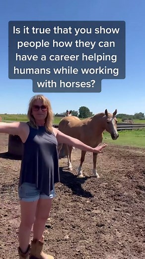 Are you ready for your next career? #horsecareer #equineassistedlearning | Equine Connection - The Academy of Equine Assisted Learning Inc