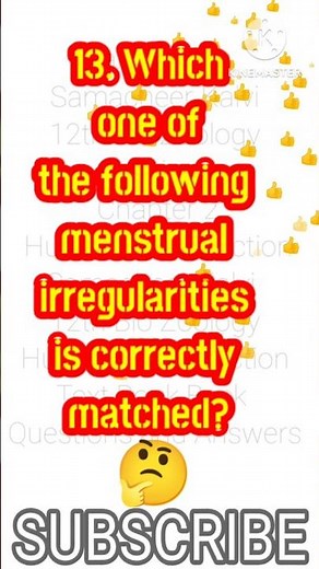 Q.13. Human Reproduction 12th Bio Zoology Solutions