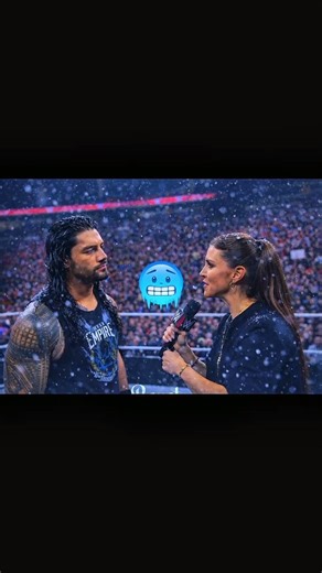 #Stephanie slap every wrestler 🤬😈 #stephaine try to slap romanReigns 🤯#romanreigns attitude #shorts