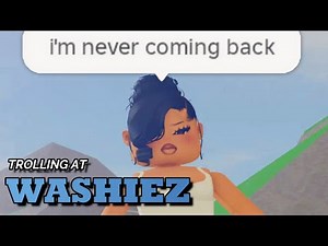 NEW EXIT AT WASHIEZ AND MORE CHAOS?! | Working and Trolling at Washiez Car Wash | ROBLOX