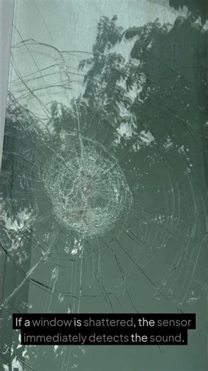 Smart Glass Break Sensor That Detects Breaking Windows