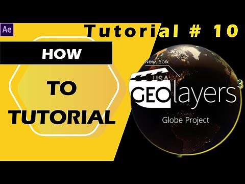 How to draw oceans and rivers in Geolayers 3 with After Effects?
