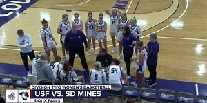 USF scores season high in win over SD Mines