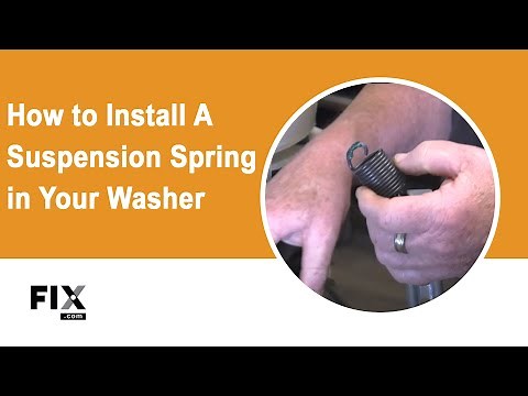 WASHER REPAIR: How to Install a Suspension Spring in Your Washer | FIX.com