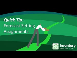 Quick Tip - Applying Forecast Setting Assignments within Inventory Planner!