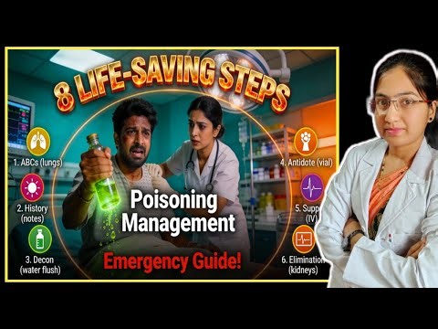 Poisoning First Aid | What You Must Know To Save Life | 8 Essential Steps Of Poisoning Management