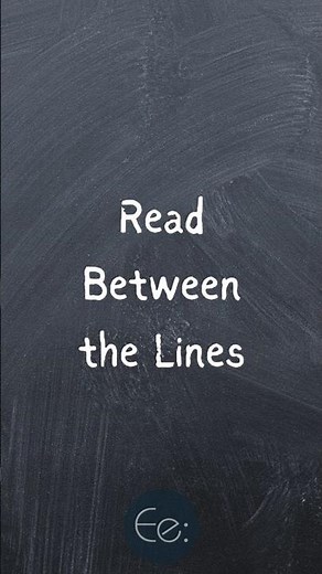 Read Between the Lines 📖 What Does It Mean? English explained #phrases #idioms #expression #meaning