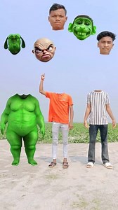 22K views · 118 reactions | Green colours Fatty dog vs cute brothers & me correct head matching with dame tu cosita songs  | Balindra Barman | Facebook