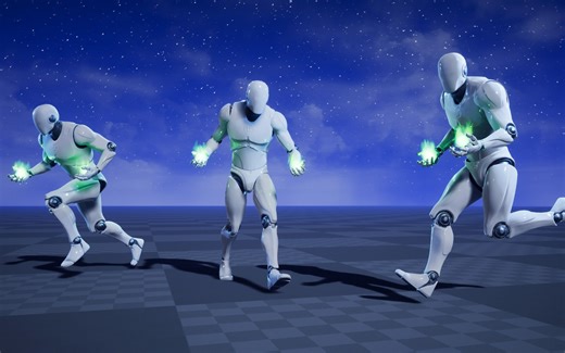 【动画资料】UE4 Mage Animation Set 法 师 动 画 集