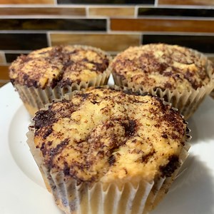 Keto Coffee Cake Muffins — Simple.  Fun.  Keto!