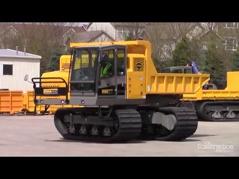 Features of Terramac's 360-degree Rotating RT14R Crawler Carrier