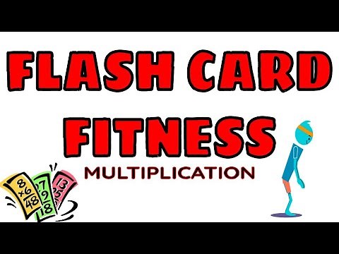 Flash Card Fitness:Multiplication PE activity or BRAIN BREAK!