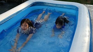 Cute Asian Children Swimming Playing Pool Stock Footage Video (100% Royalty-free) 32184814 | Shutterstock