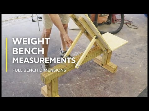 DIY Adjustable Weight Bench Measurements | Full Dimensions for Home Gym Build