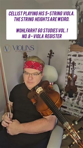Cellist playing his acoustic 5-string viola. P.S. I actually have been working on my vibrato and letting my hand relax more. Since seeing this video. Demonstrating the importance of videoing yourself. This one is really great for bow control and steadiness. Long bows that you have to maintain even sound and not hitting other strings. I find slow long bows are the best for really stabilizing your technique. . . #fyp #foryoupage #violin #suzukiviolin #viola #cello #piano #cellist #violinist #violi